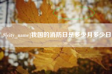 江山我国的消防日是多少月多少日