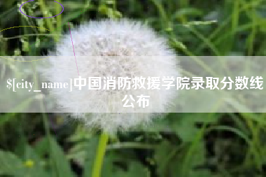 江山中国消防救援学院录取分数线公布