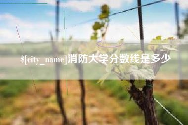 江山消防大学分数线是多少