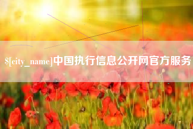 江山中国执行信息公开网官方服务
