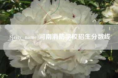 江山河南消防学校招生分数线