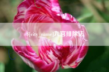 江山九宫排除法