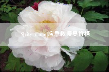 江山应急救援员价格