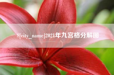 江山2021年九宫格分解图