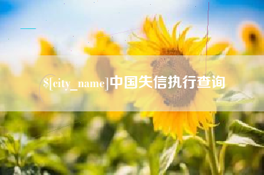江山中国失信执行查询