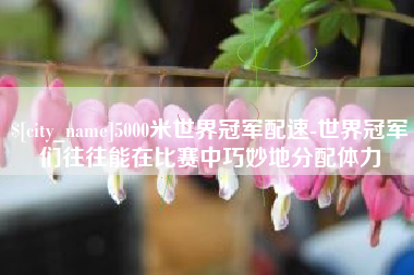 江山5000米世界冠军配速-世界冠军们往往能在比赛中巧妙地分配体力