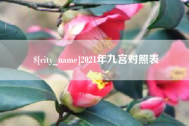 江山2021年九宫对照表