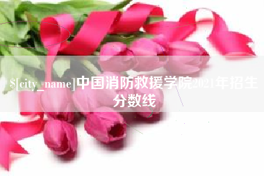 江山中国消防救援学院2021年招生分数线