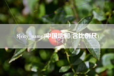 江山中国地图(含比例尺)