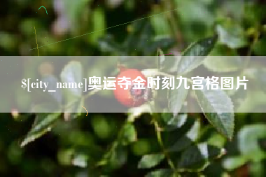 江山奥运夺金时刻九宫格图片