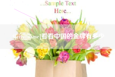 江山看看中国的金牌有多少